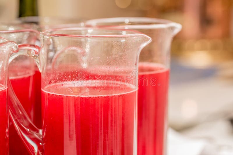 Traditional Russian Berry Drink Mors or Smoothie Stock Photo Image of