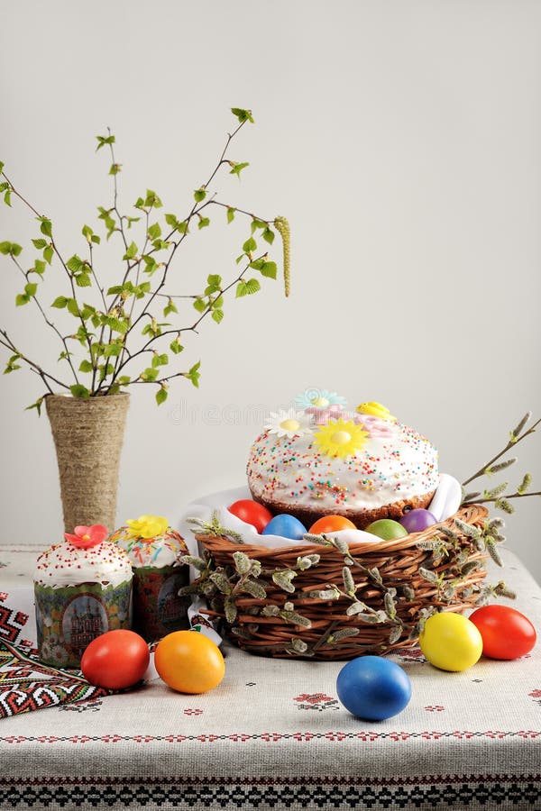 Traditional RussianOrthodox Easter Paschal Food Stock Image Image of