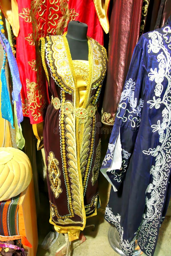 Traditional Turkish Dresses for Women Stock Image - Image of shop
