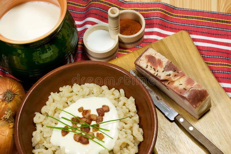 Traditional Slovak food