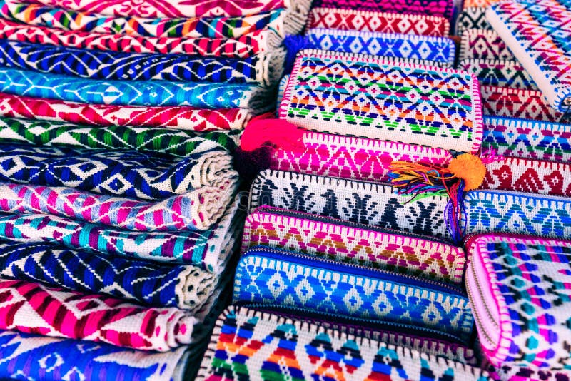 Traditional souvenirs in locaal market in Guanajuato, Mexico