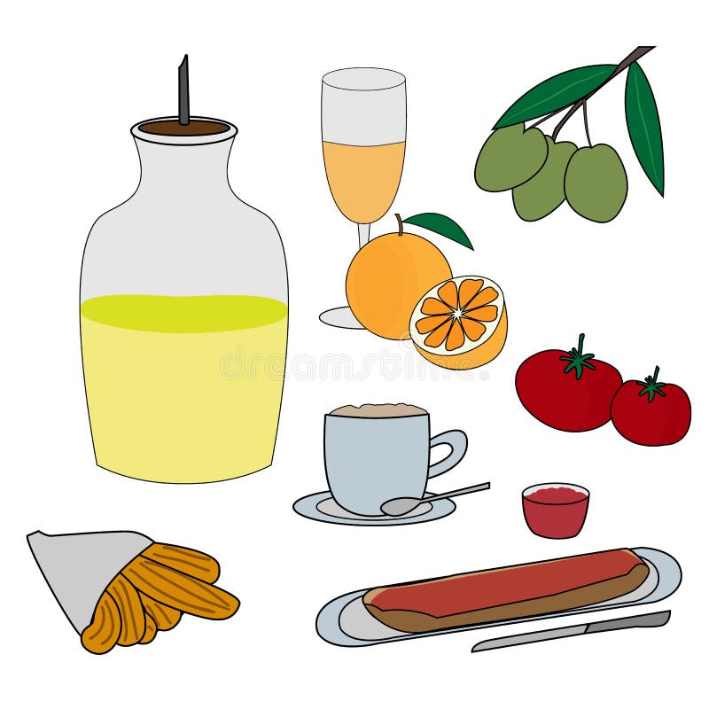 Spanish Foods Stock Illustrations – 437 Spanish Foods Stock ...