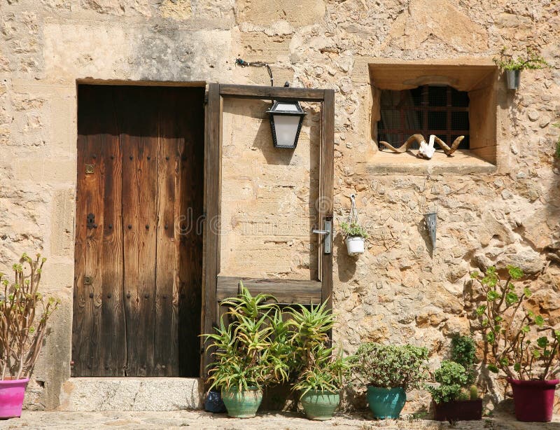 Traditional spanish dwelling stock photo