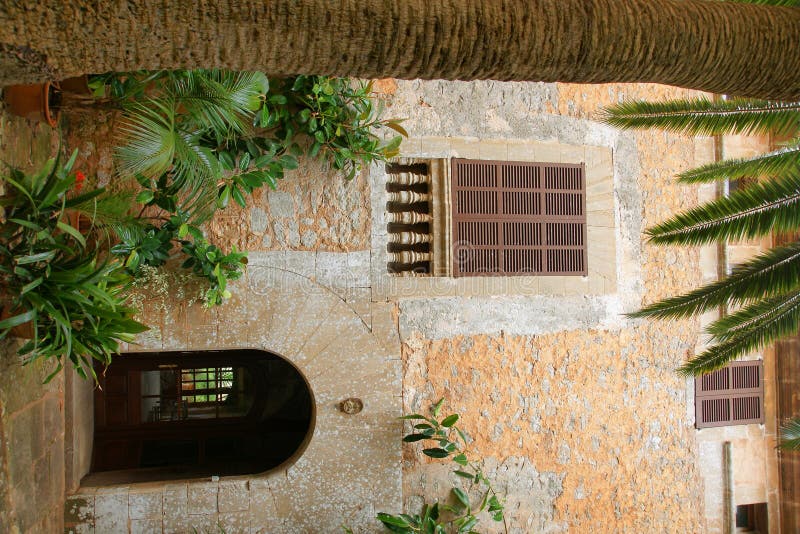 Traditional Spanish house royalty free stock photo