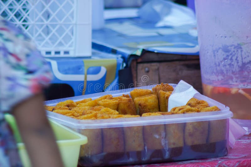 Traditional Street Food in Indonesia Stock Photo - Image of closeup