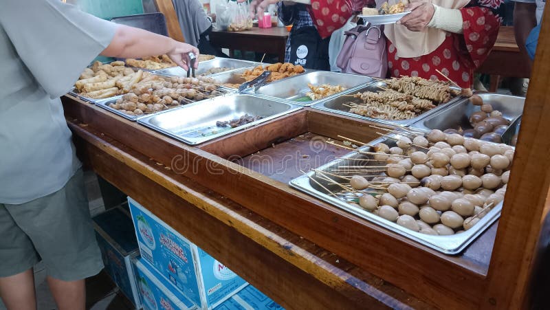 Traditional Street Food in Surakarta. Stock Image - Image of street