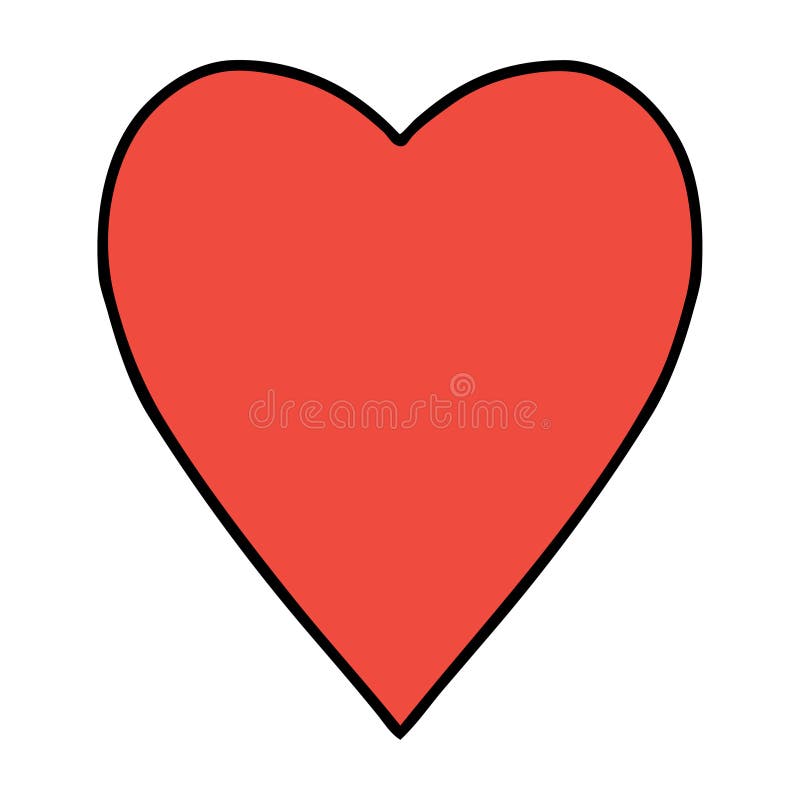 traditional tattoo of a heart