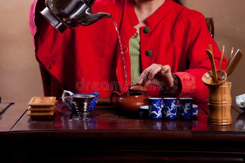 Traditional tea house stock image. Image of china, porcelain 12810615