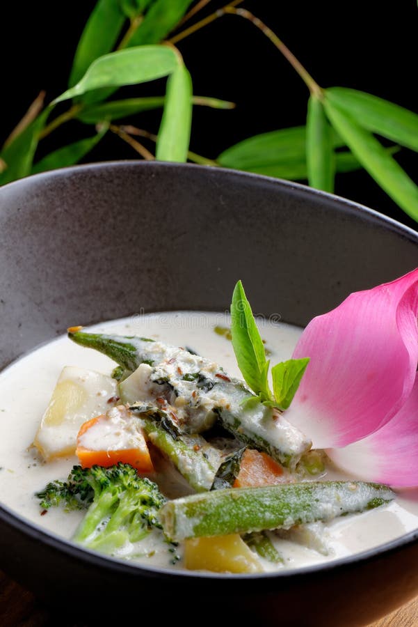 Traditional Thai Green Curry Stock Photo - Image of organic, asian