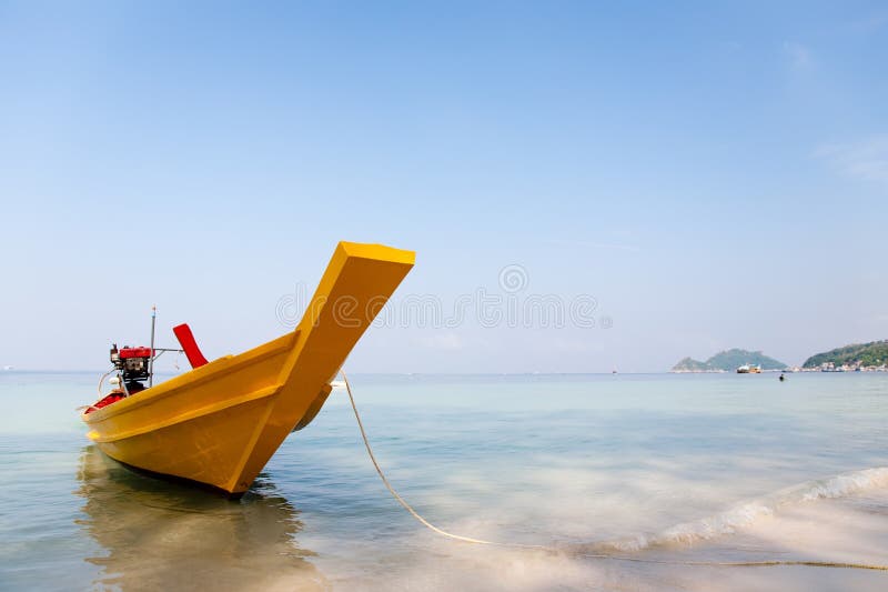 Traditional Thai Longtail Boat