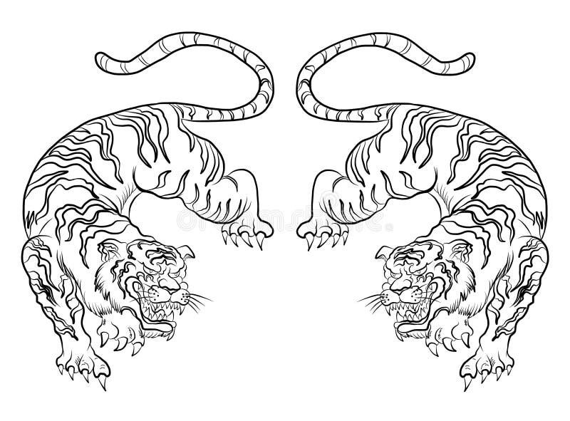 Traditional Tiger on Red Background for Chinese New Chinese Dragon Vector. Gold Line Art King Dragon Tat Stock Vector - Illustration of asian, black: 164916918 Traditional Tiger on Red Background for Chinese New Chinese Dragon Vector. Gold Line Art King Dragon Tat Stock Vector - Illustration of asian, black: 164916918