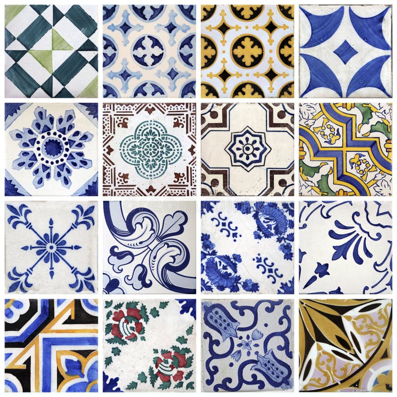 Traditional Tiles from Porto, Portugal Stock Image - Image of geometry ...