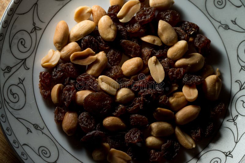 Traditional Trail Mix in a Bowl Stock Image Image of vegetarian