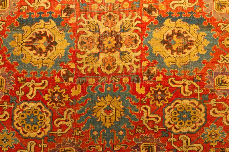 Traditional Turkish Carpet stock image