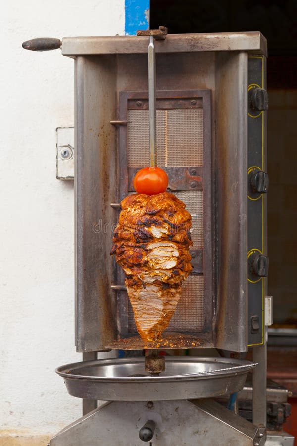 Traditional Turkish Doner Kebab Grill Stock Photo Image of food