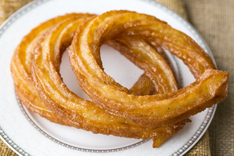 Traditional Turkish Doughnuts or Traditional Ring Sweet Halka Tatli