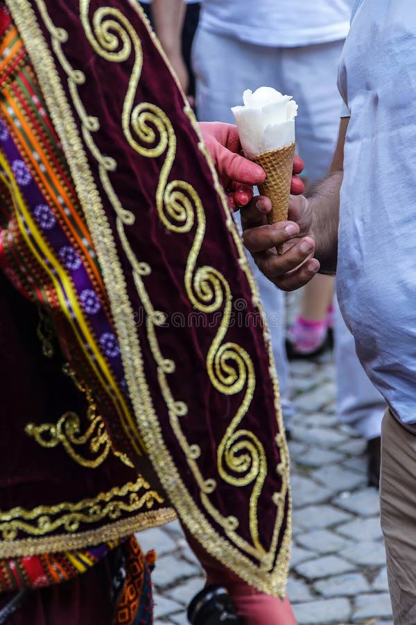 Traditional Turkish Ice Cream Stock Image Image of cone, snack 290566039
