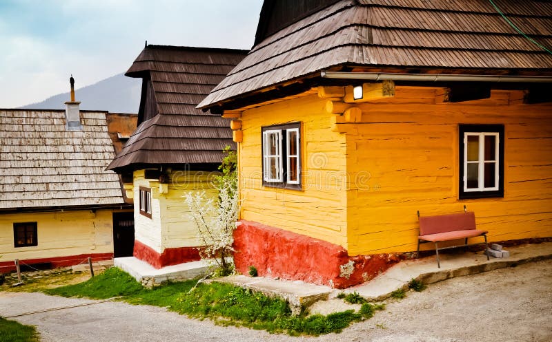 Traditional village in Slovakia. Europe