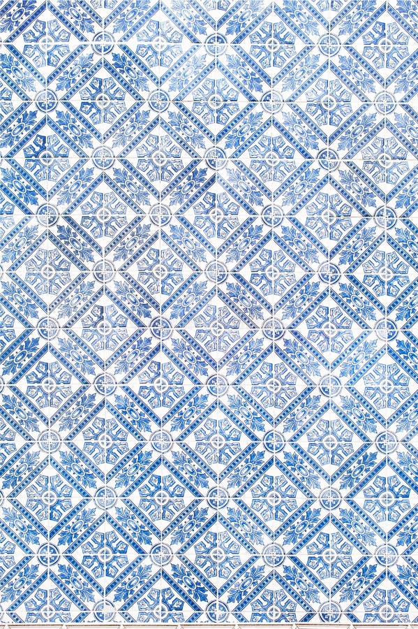 Traditional ornate portuguese decorative tiles azulejos. Vintage pattern house decoration. Vertical abstract background. Traditional ornate portuguese decorative tiles azulejos. Vintage pattern house decoration. Vertical abstract background