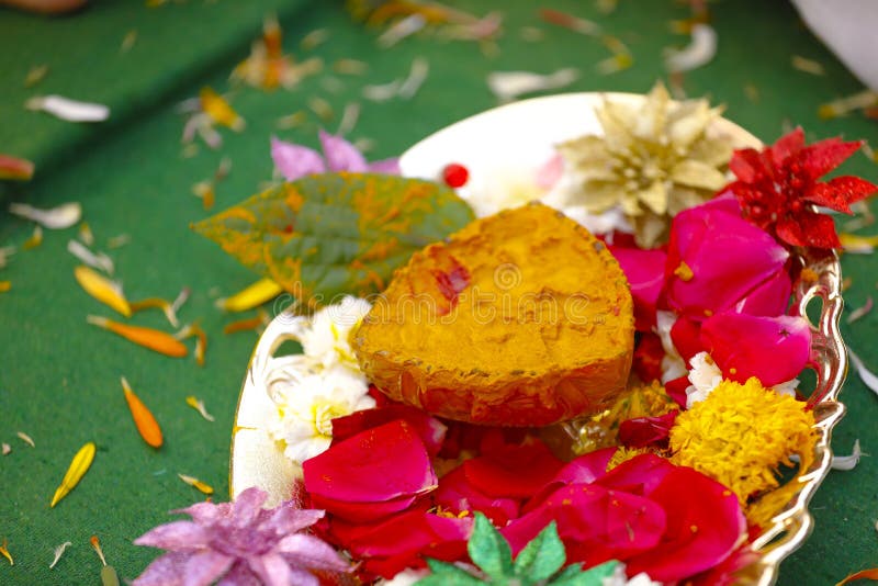 Traditional Wedding Ceremony in Hinduism: Turmeric in Plate for Haldi Ceremony Stock Photo - Image of design, bride: 178202334 Traditional Wedding Ceremony in Hinduism: Turmeric in Plate for Haldi Ceremony Stock Photo - Image of design, bride: 178202334