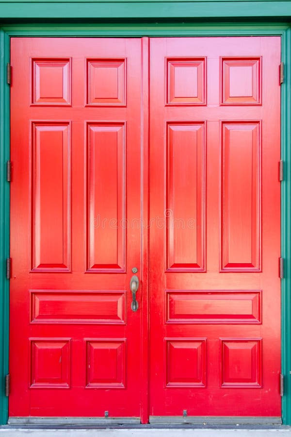 Traditional wooden door