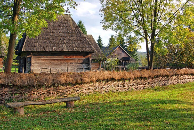 Traditional wooden house from transylvania