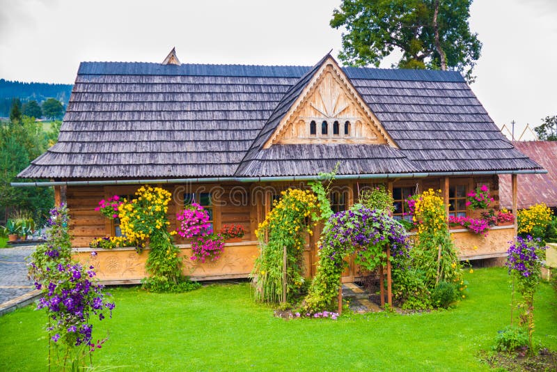 Traditional Zakopane Polish home