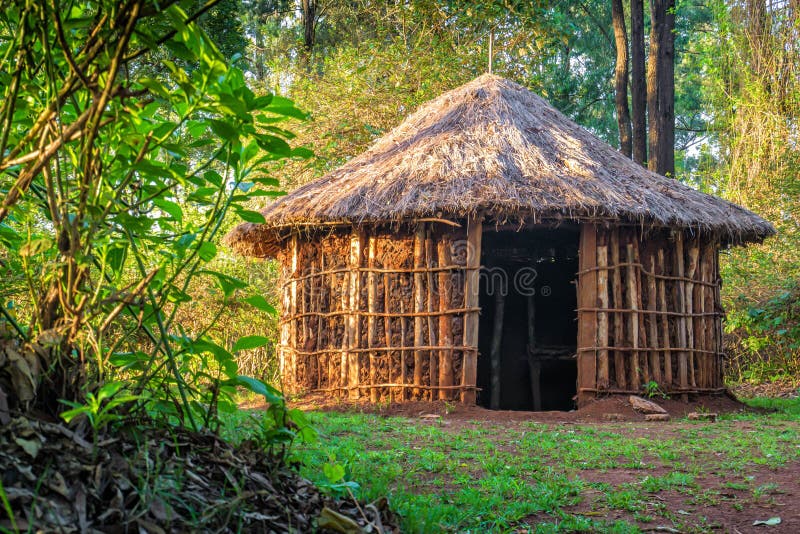 Traditional tribal Kenyan rural house, Bomas of Kenya, Nairobi. Traditional tribal Kenyan rural house, Bomas of Kenya, Nairobi