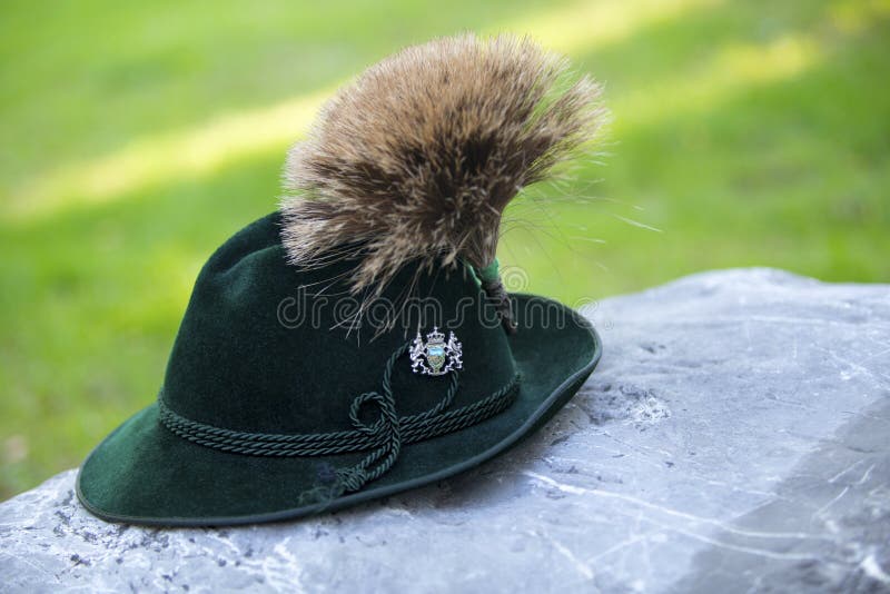 Traditionele Beierse hoed royalty-vrije stock afbeelding Traditionele Beierse hoed royalty-vrije stock afbeelding