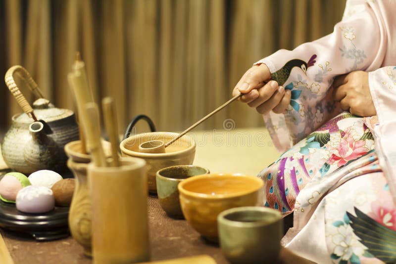 Traditionele Japanse theeceremonie