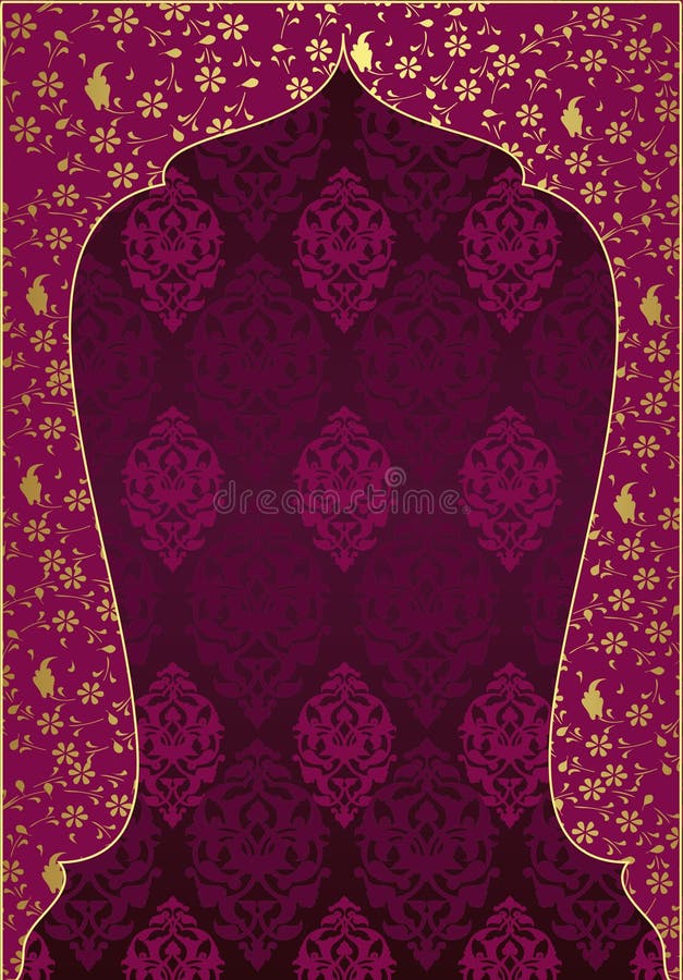 traditionell designguldottoman vektor illustrationer traditionell designguldottoman vektor illustrationer
