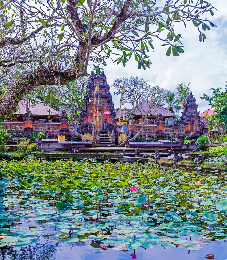 Traditioneller Hinduistischer Tempel Bali  Stockbild 