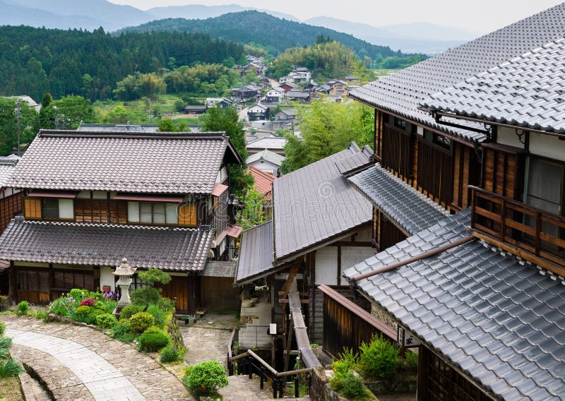 Traditionelles Dorf von Magome/von Japan