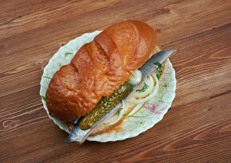 Traditionelles Holländisches Sandwich Stockfoto - Bild von nahrung ...