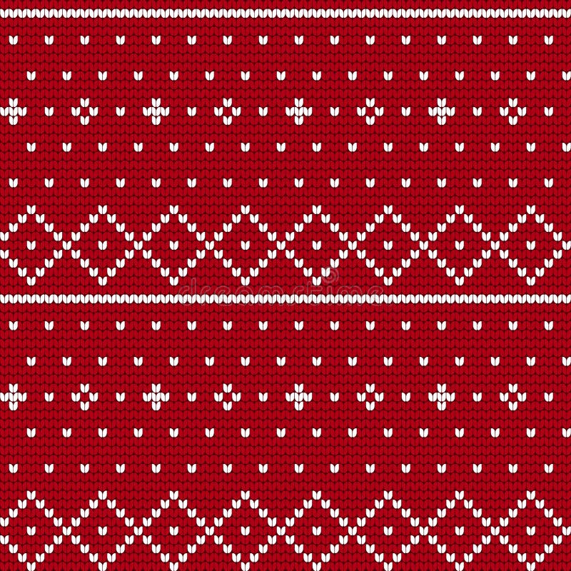Traditionelles strickendes Muster für hässliche Strickjacke lizenzfreie abbildung Traditionelles strickendes Muster für hässliche Strickjacke lizenzfreie abbildung