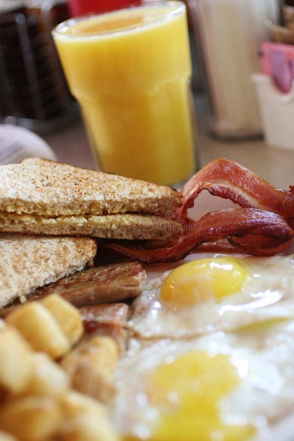 Traditionnal breakfast royalty free stock image