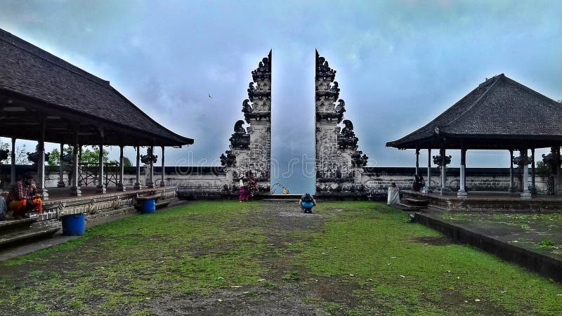 Tradycyjna świątynia w Bali, Indonesia zdjęcia stock Tradycyjna świątynia w Bali, Indonesia zdjęcia stock