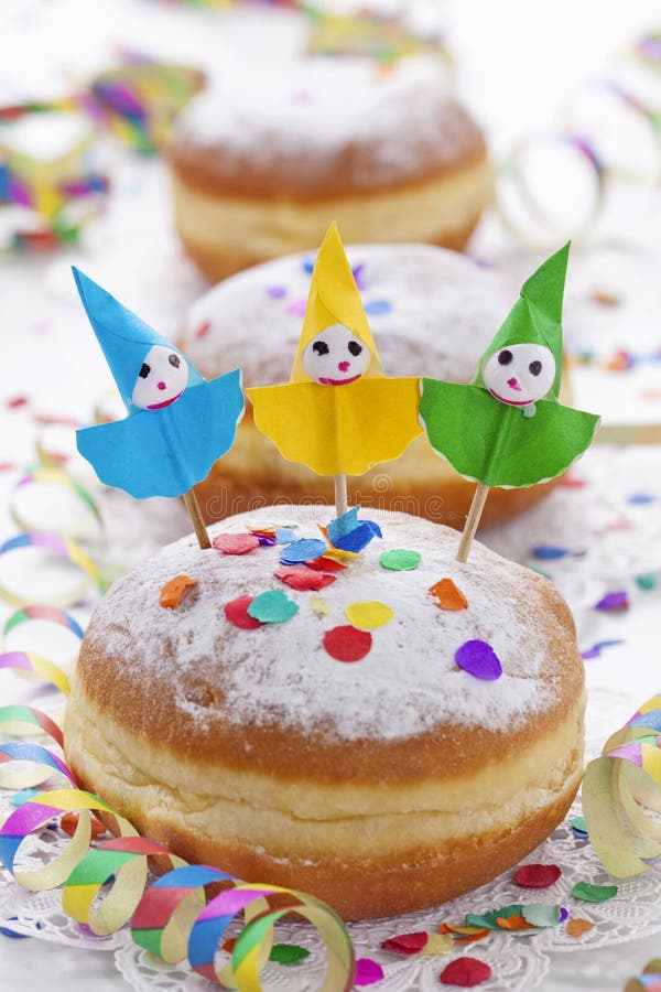 Tradycyjny Pfannkuchen Krapfen obrazy stock Tradycyjny Pfannkuchen Krapfen obrazy stock