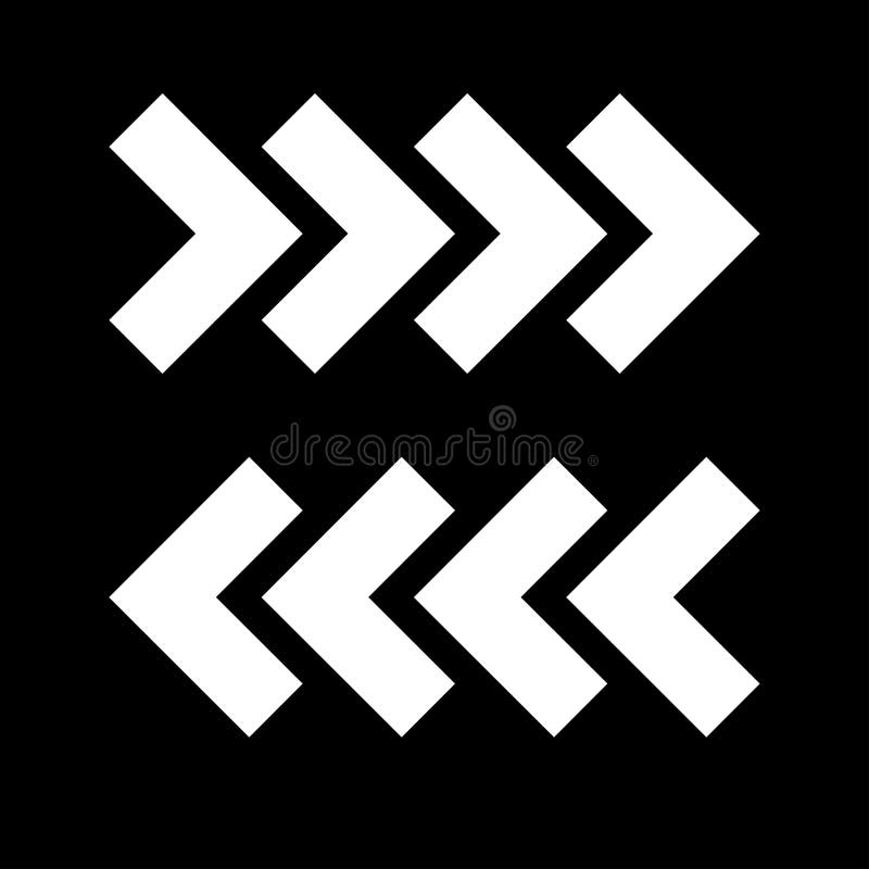 Traffic Arrows It Is White Icon . Stock Vector ...