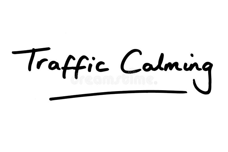 Traffic Calming royalty free illustration