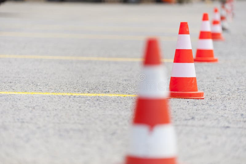 Traffic cone stock image. Image of street, restricted 20748329
