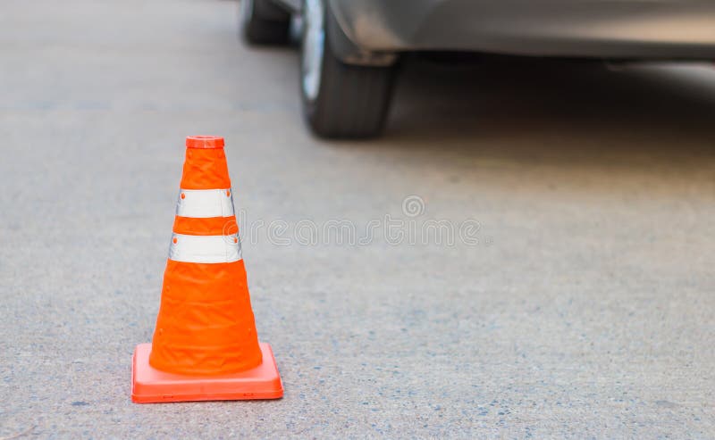 Traffic cone for traffic safety. stock photography Traffic cone for traffic safety. stock photography