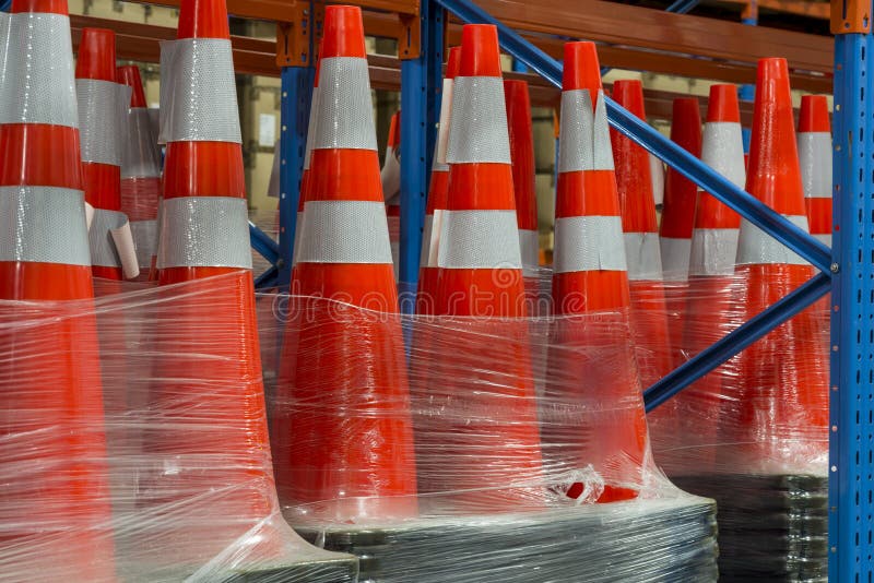 Traffic Cones stock photo. Image of cones, objects, road 57493640