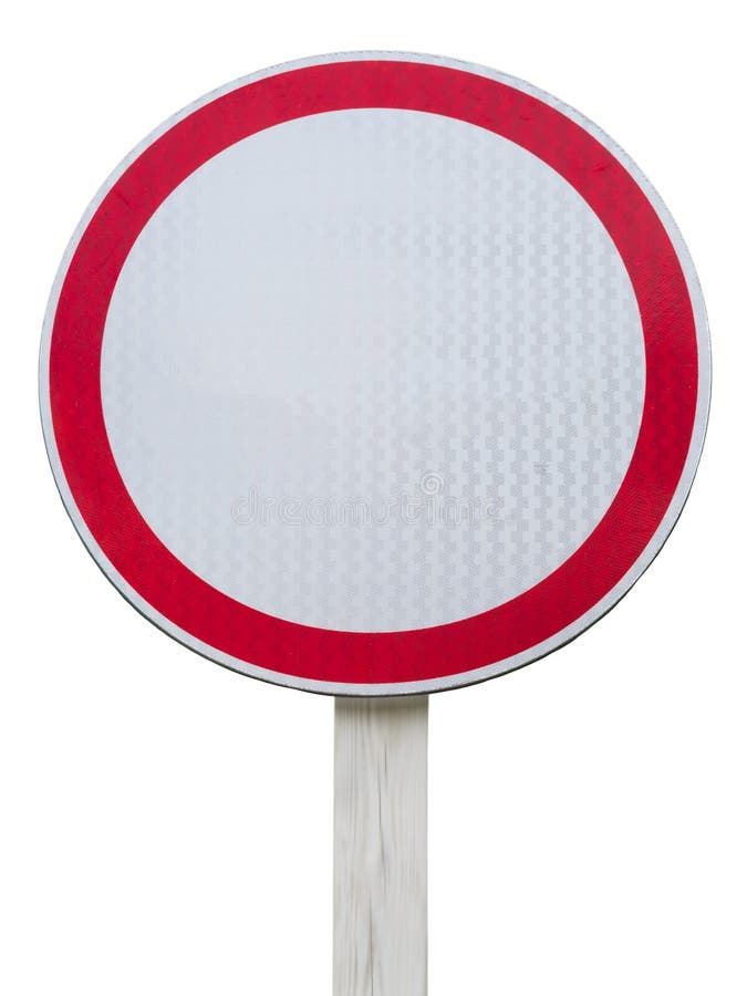 Traffic Forbidden Road Sign on a Wooden Post. Stock Photo - Image of  background, prohibited: 174455642