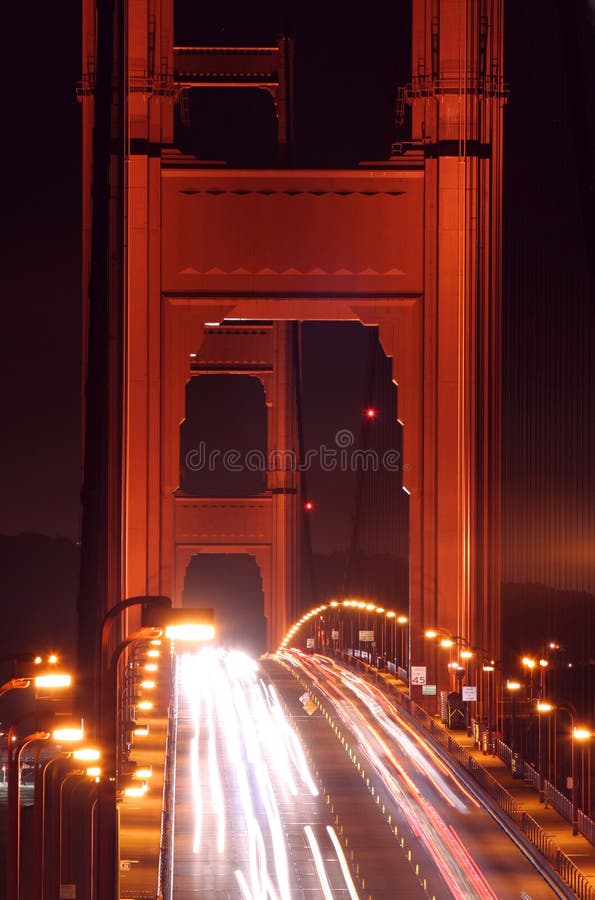 Traffic in Golden Gate Bridge