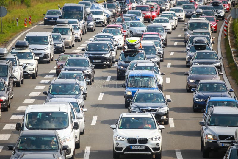 Traffic jam editorial image. Image of holiday, heavy - 123765305