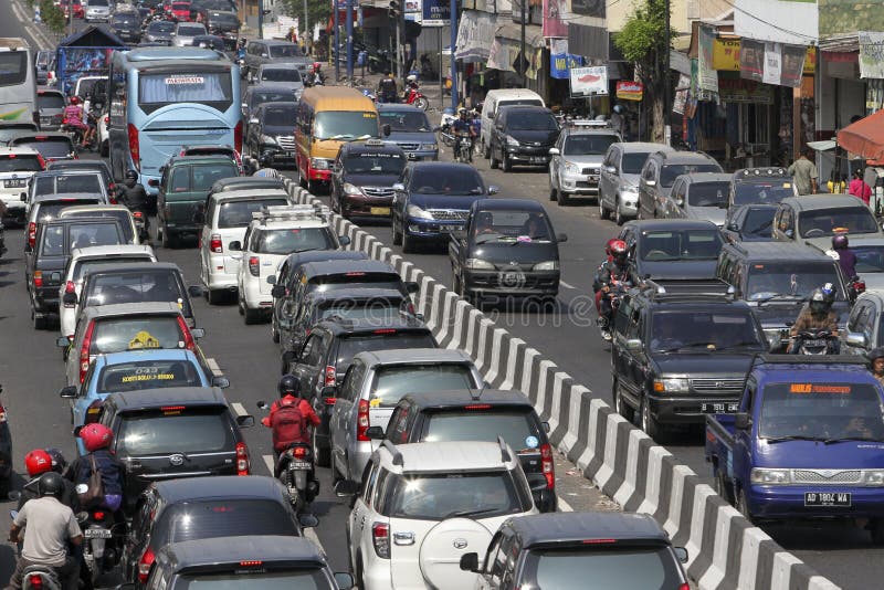 Traffic jams editorial image. Image of jammed, java, night 57139680