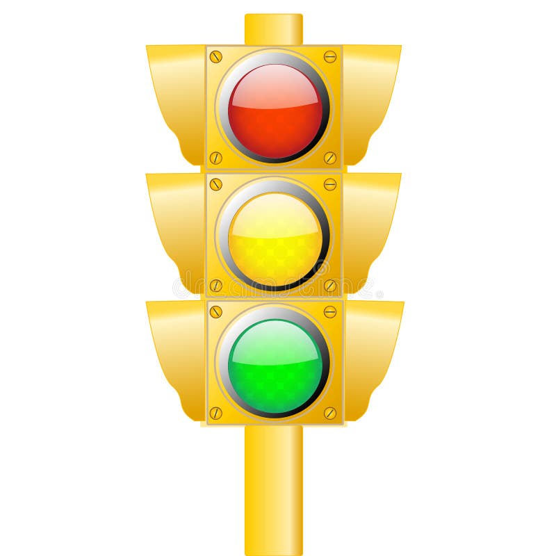 Traffic light vector illustration