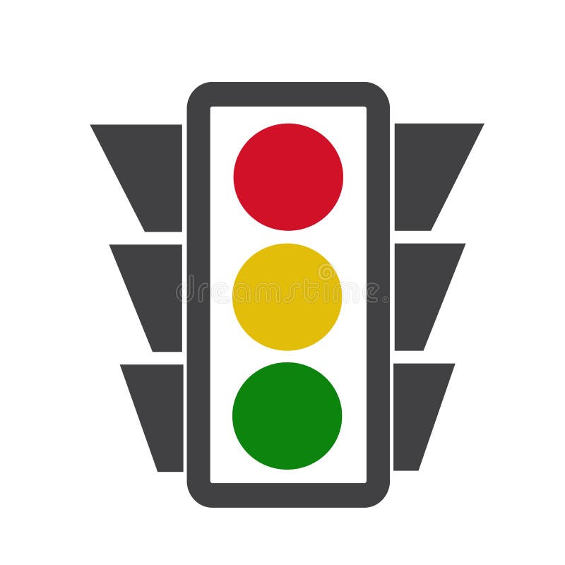 Traffic light icon stock vector. Illustration of urban 64776291