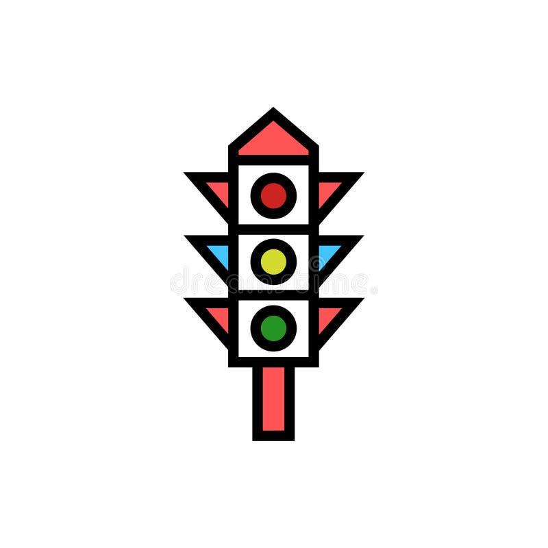 Traffic Light icon- vector sign symbol royalty free illustration Traffic Light icon- vector sign symbol royalty free illustration
